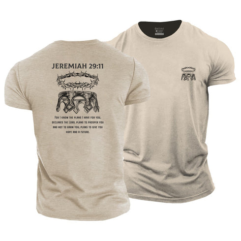 Men's JEREMIAH 29:11 Cotton T-Shirt